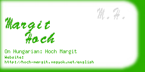 margit hoch business card